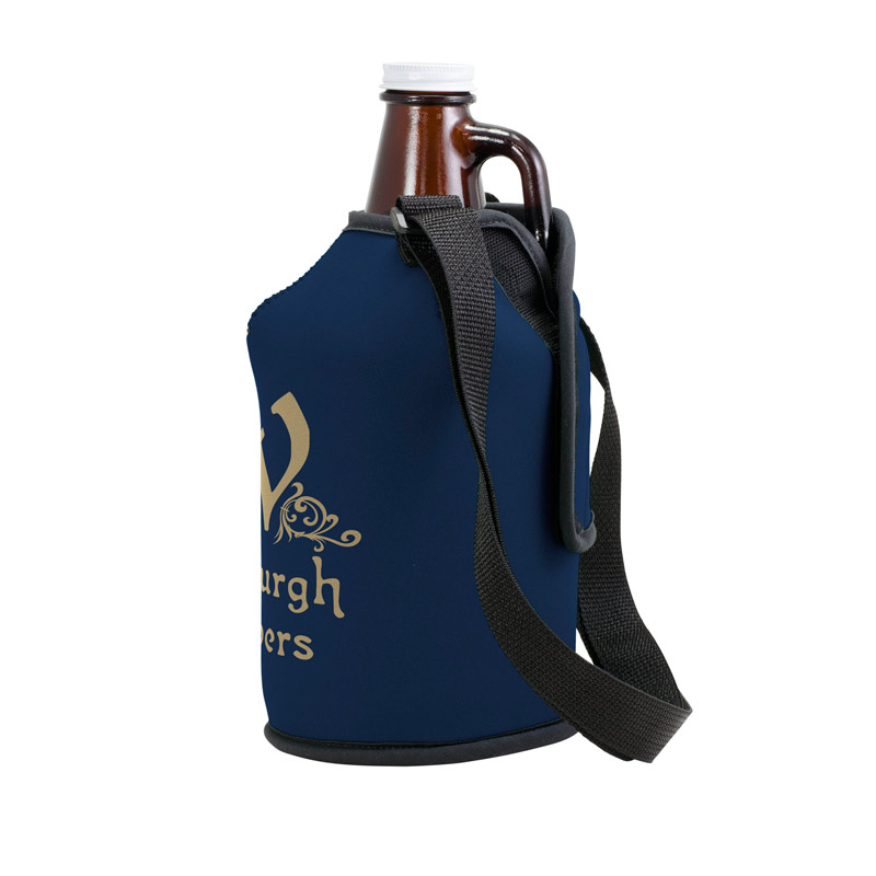 Neoprene Growler Cover with Strap