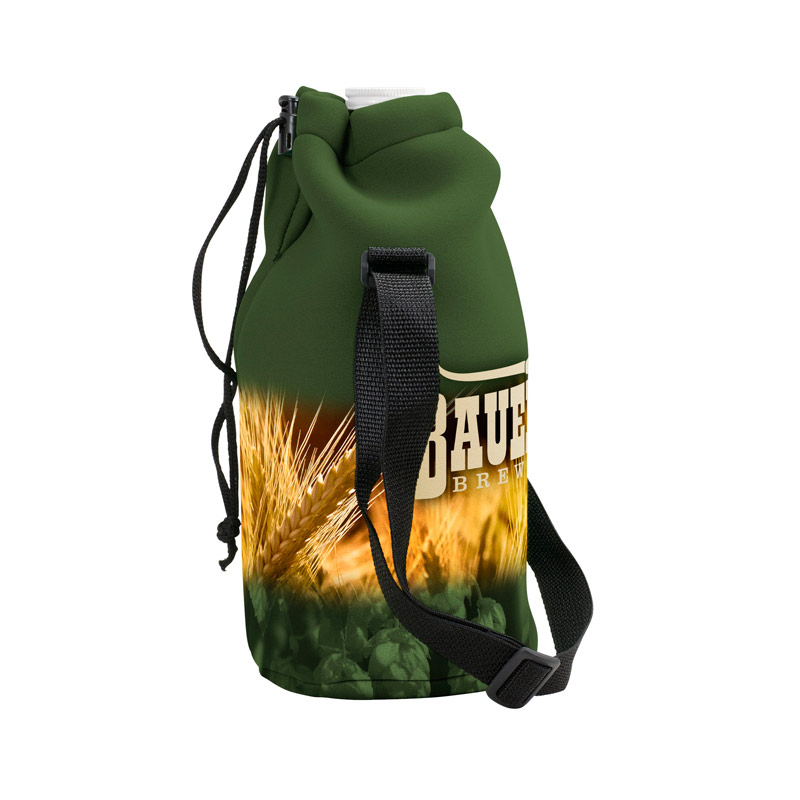 Neoprene Growler Cover with Drawstring 4CP