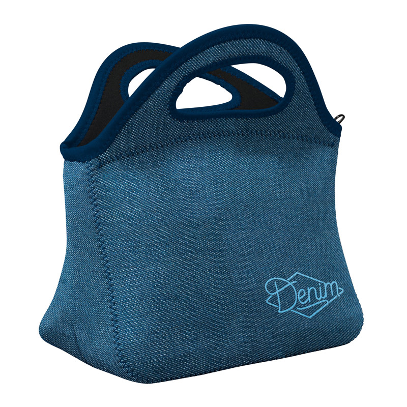 Denim Klutch Lunch Bag