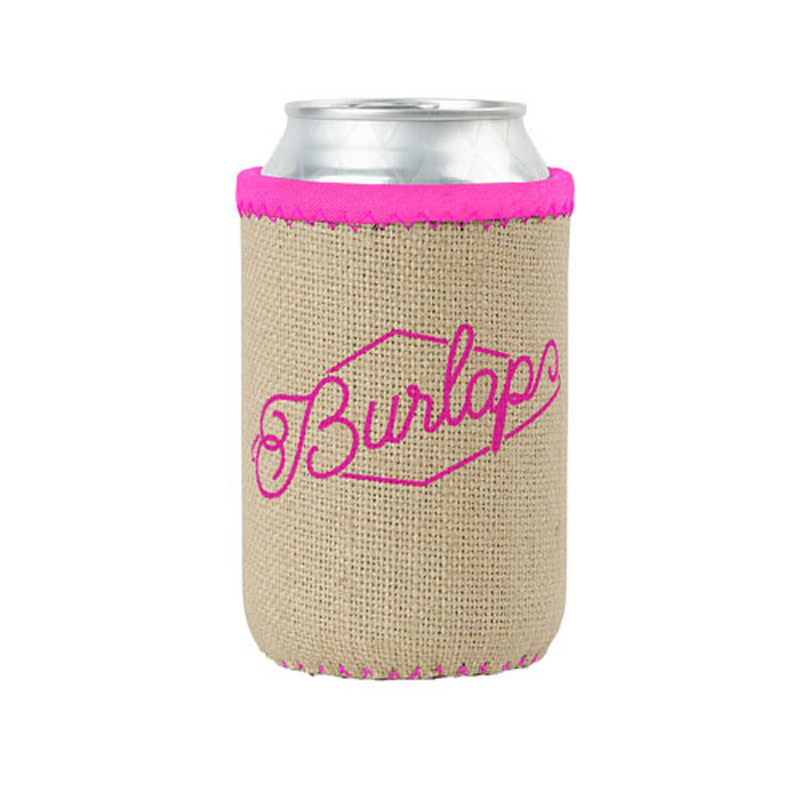 Liam Burlap-Neoprene Can Insulator