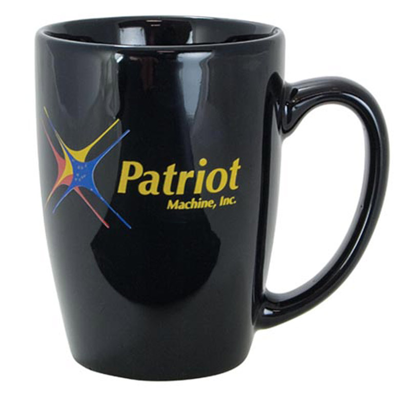 14 oz. Black Challenger Mug